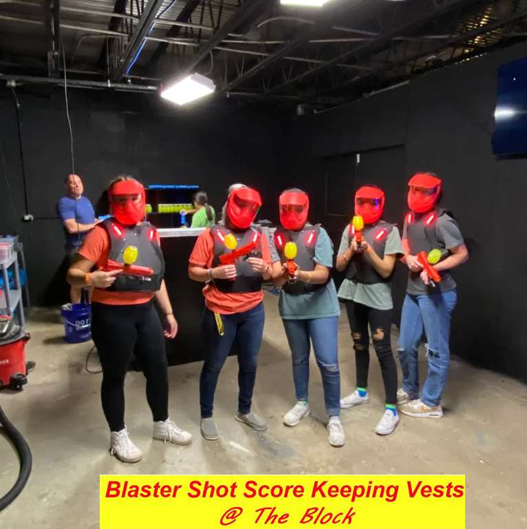 Blaster Shot Vests at The Block